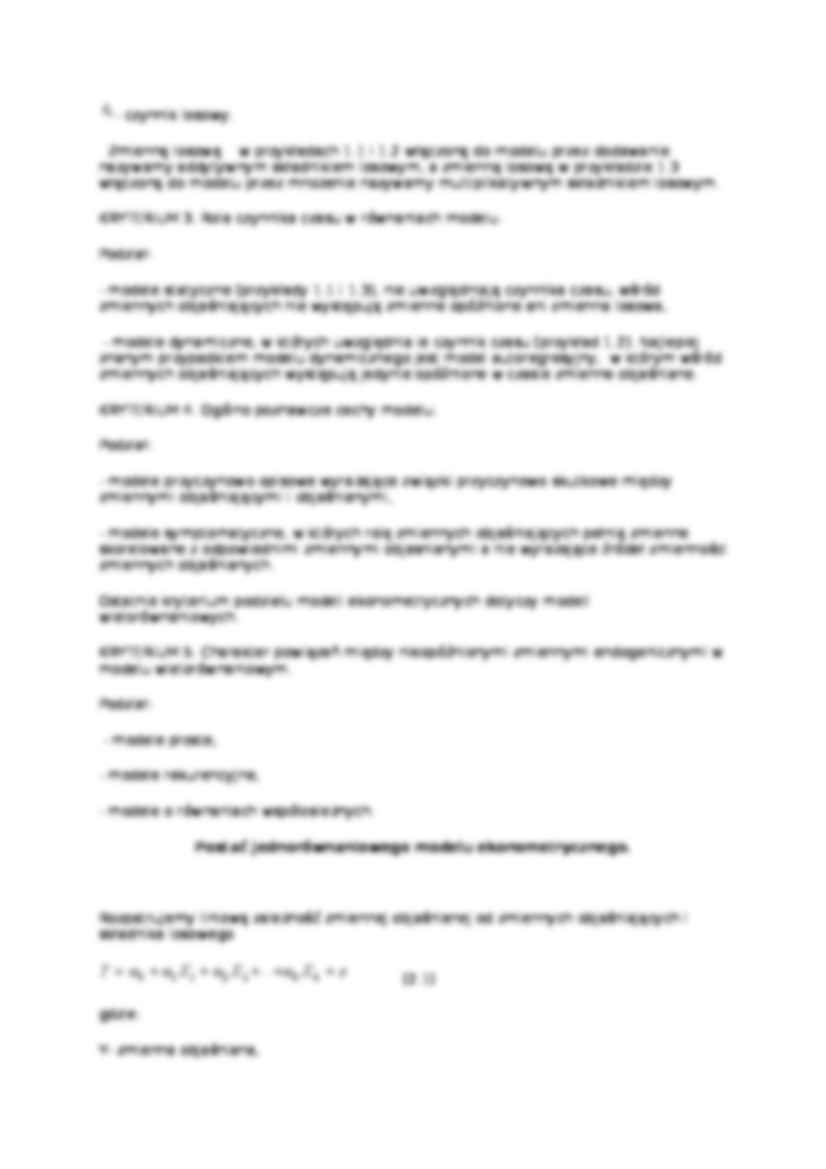 Model ekonometryczny przykłady - strona 3