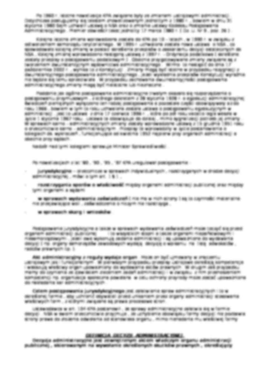 Postępowanie administracyjne procesowe - Normy prawa - strona 2
