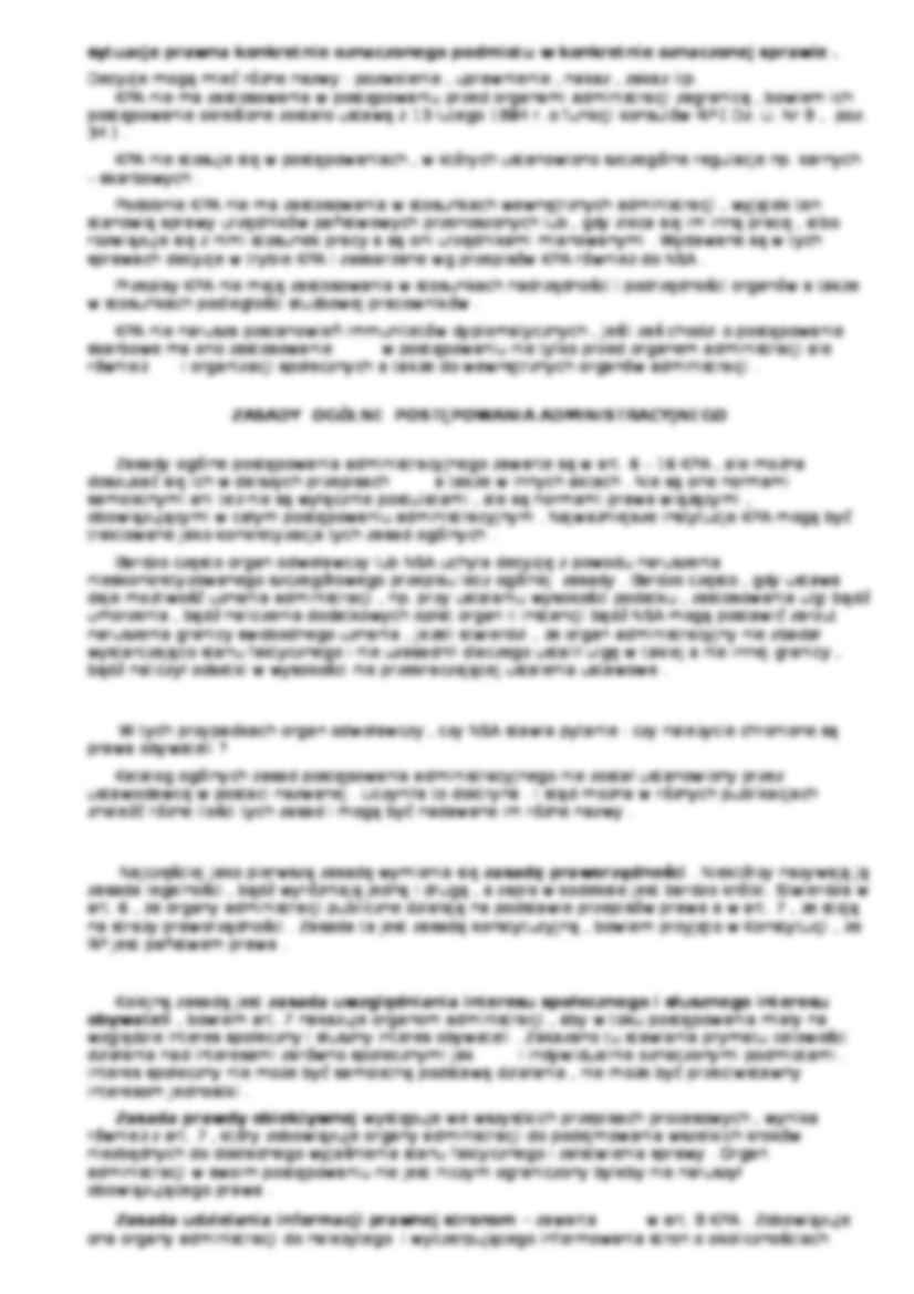 Postępowanie administracyjne procesowe - Normy prawa - strona 3