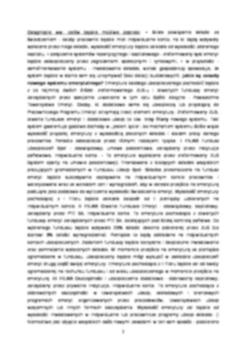 System emerytalny - ubezpieczenia - strona 2