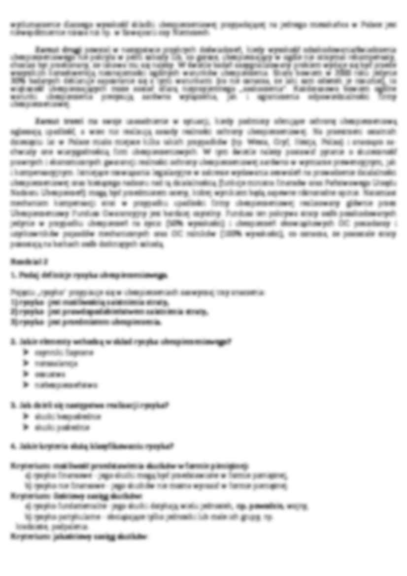 ubezpieczenia podstawowe zagadanienia - strona 3