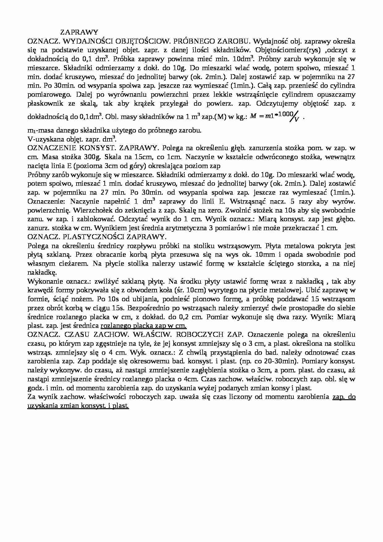 Budownictwo - zadania - strona 1