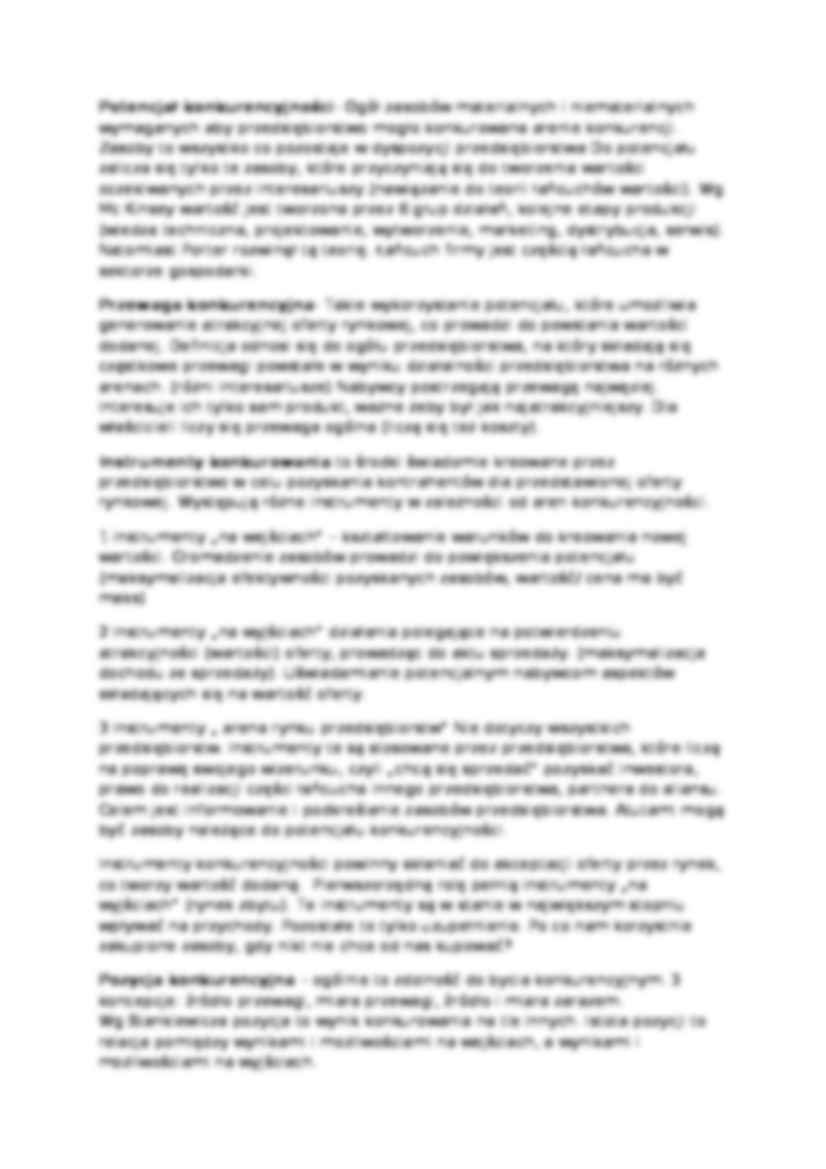 Konkurencja, konkurencyjność, potencjał konkurencyjności - strona 2