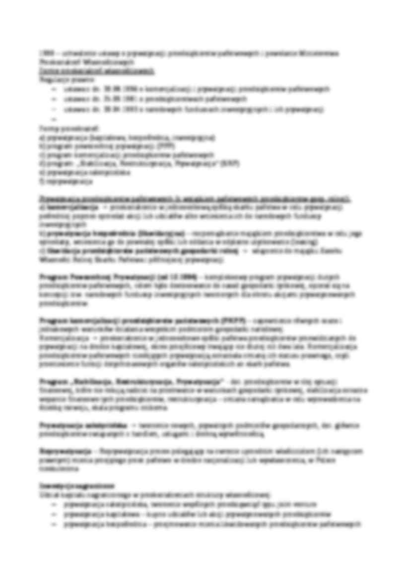 POLITYKA GOSPODARCZA - Transformacja - strona 2