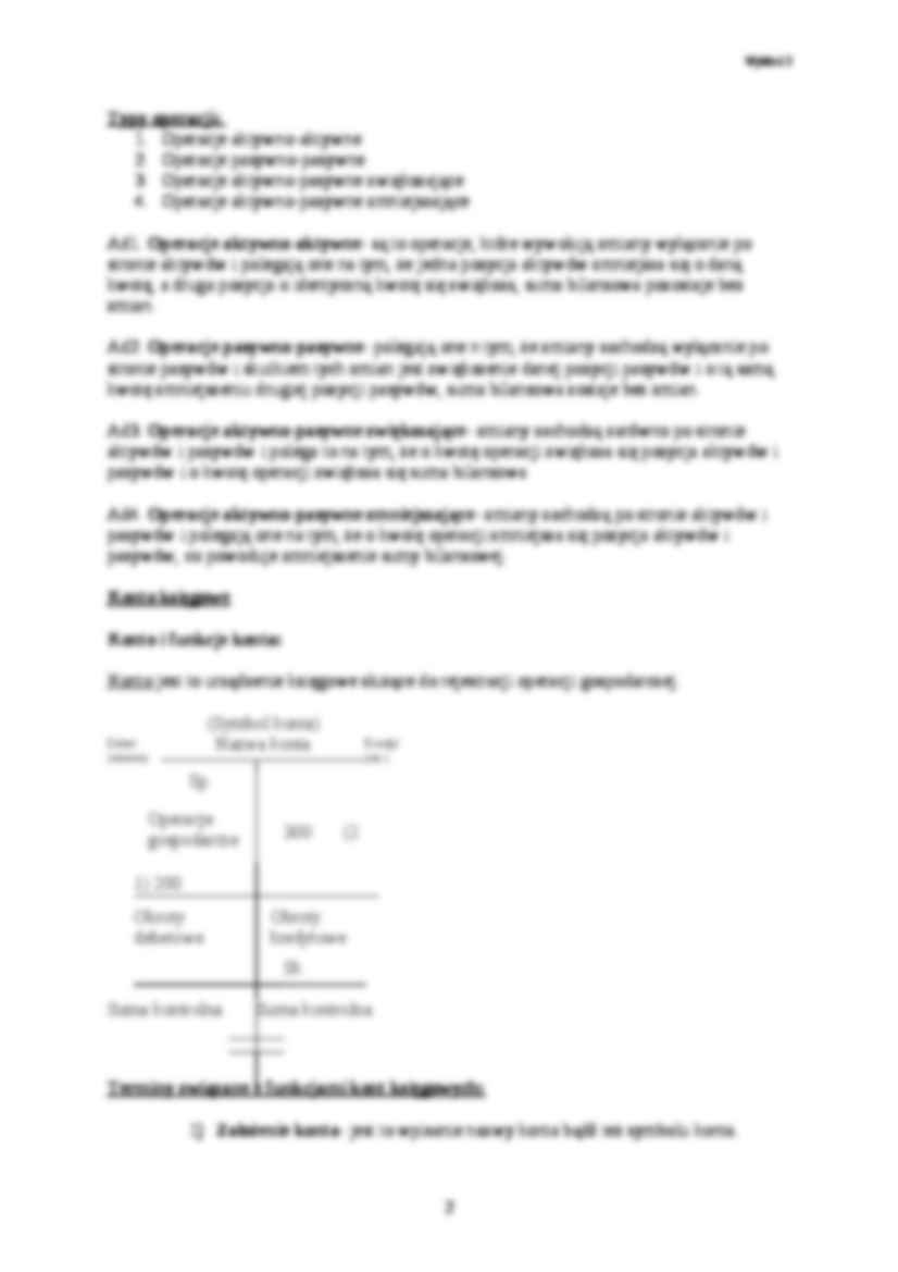 Rachunkowość- bilans, operacje gospodarcze - strona 2