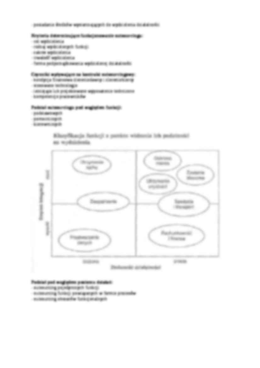 Outsourcing - cele, typy, warunki - strona 2