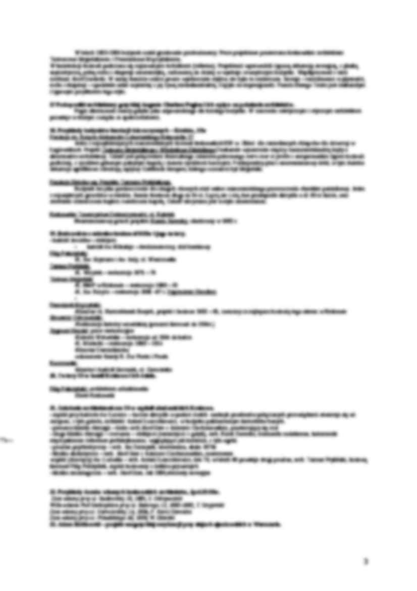 Historia architektury- pytania i odpowiedzi  - strona 3