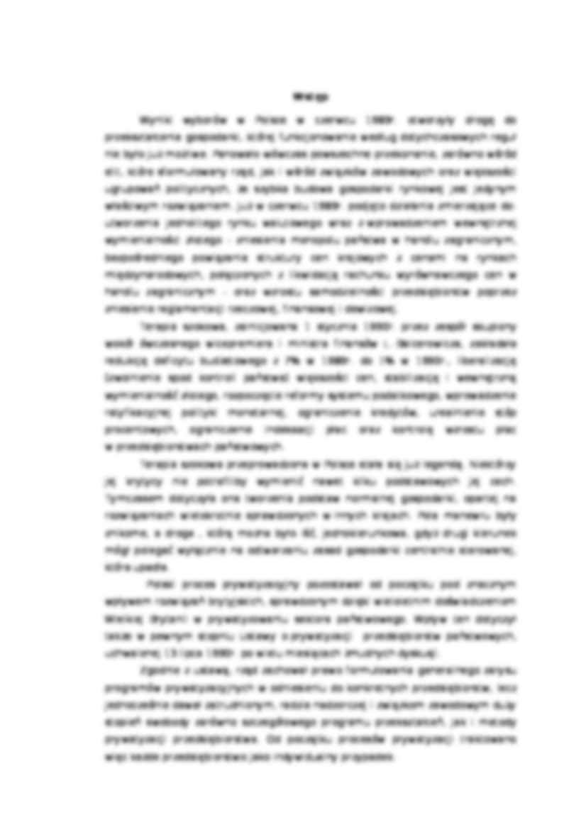 Prywatyzacja przedsiębiorstwa prywatnego - projekt - strona 2