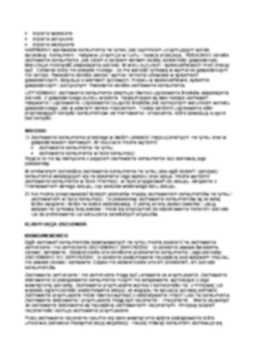 Postępowanie nabywców - Zachowanie konsumenta - strona 2