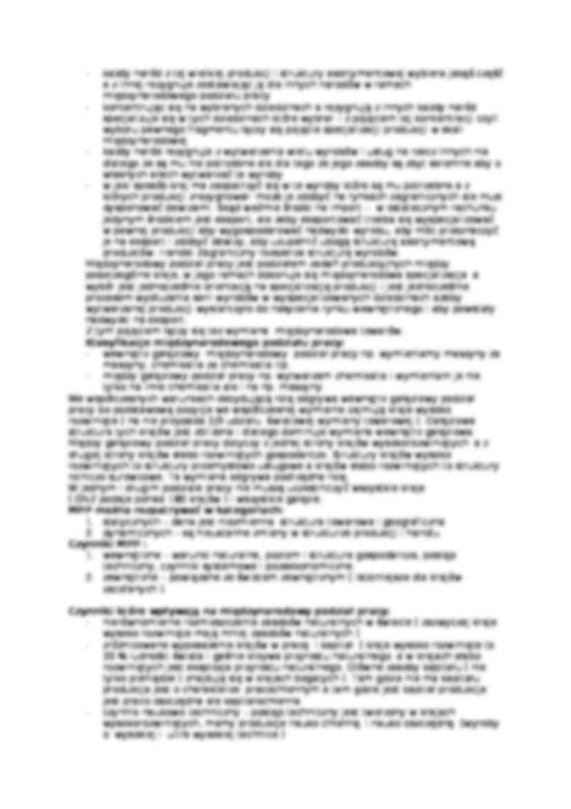 Międzynarodowe stosunki gospodarcze - zagadnienia - strona 2