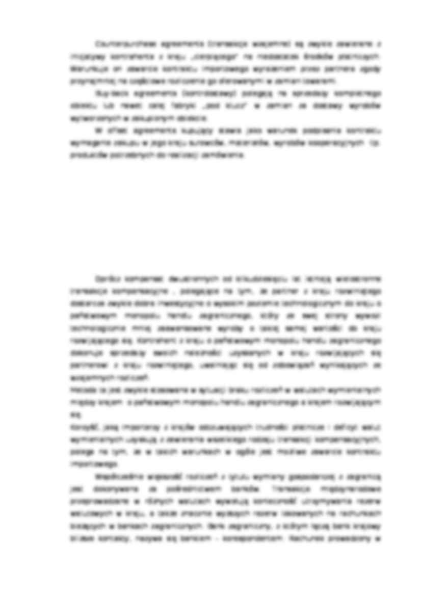 Rozliczenia międzynarodowe - Barter - strona 2