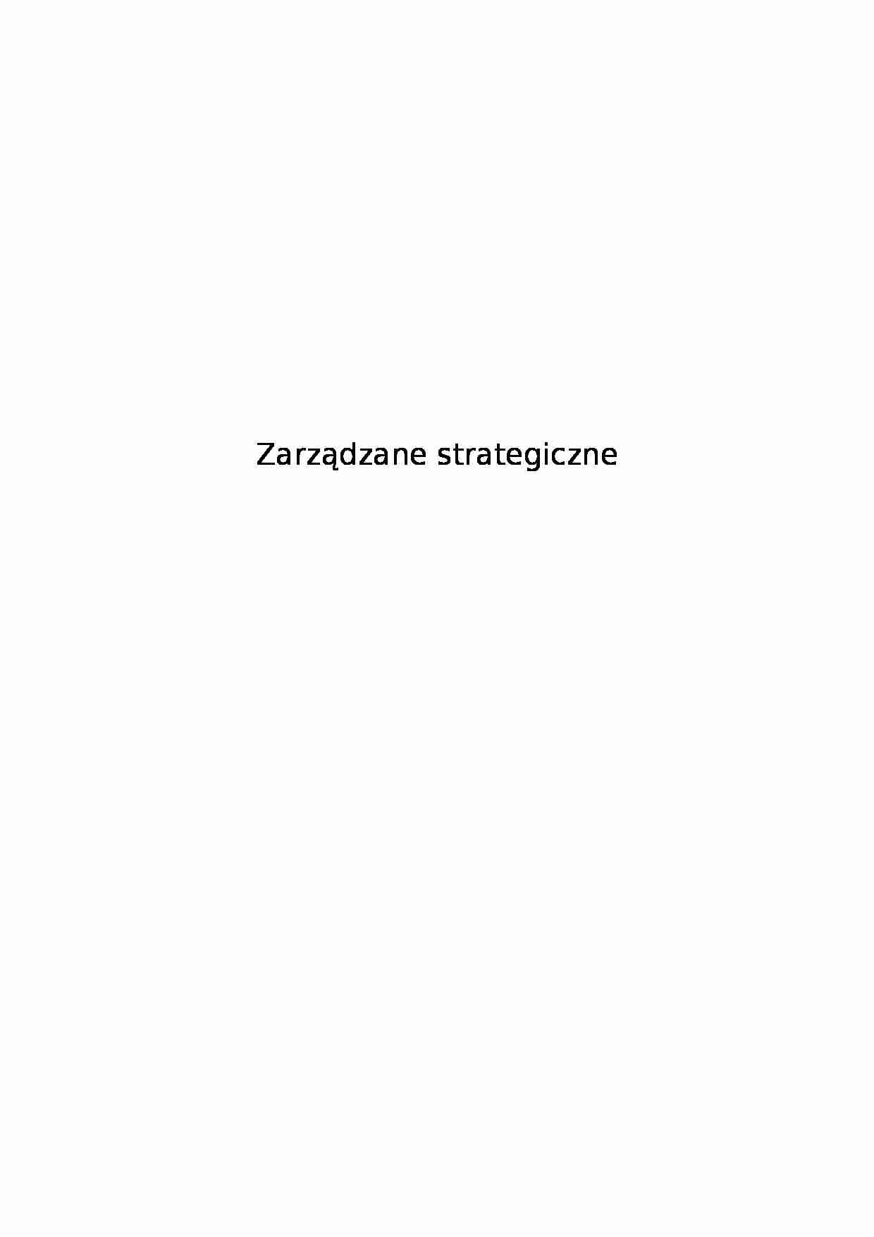 Zarządzane strategiczne cz 1 - strona 1