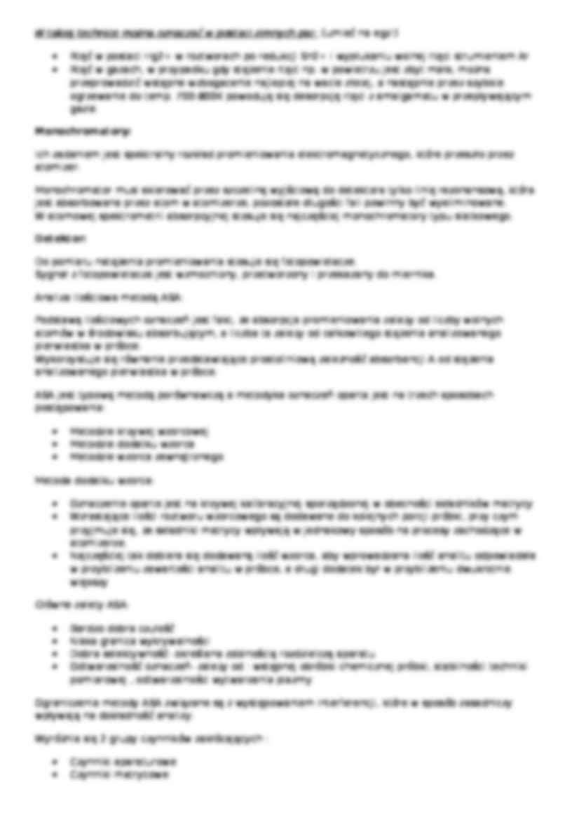 chemiczna analiza instrumentalna - atomizacja - strona 2