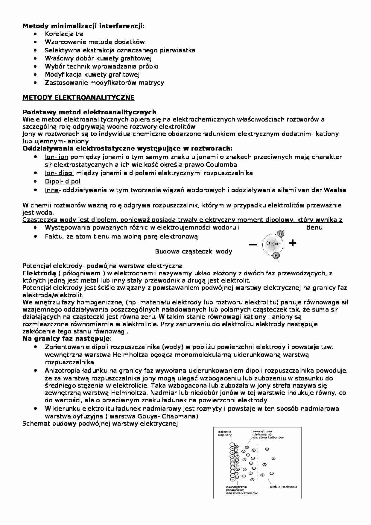 chemiczna analiza instrumentalna - interferencja - strona 1