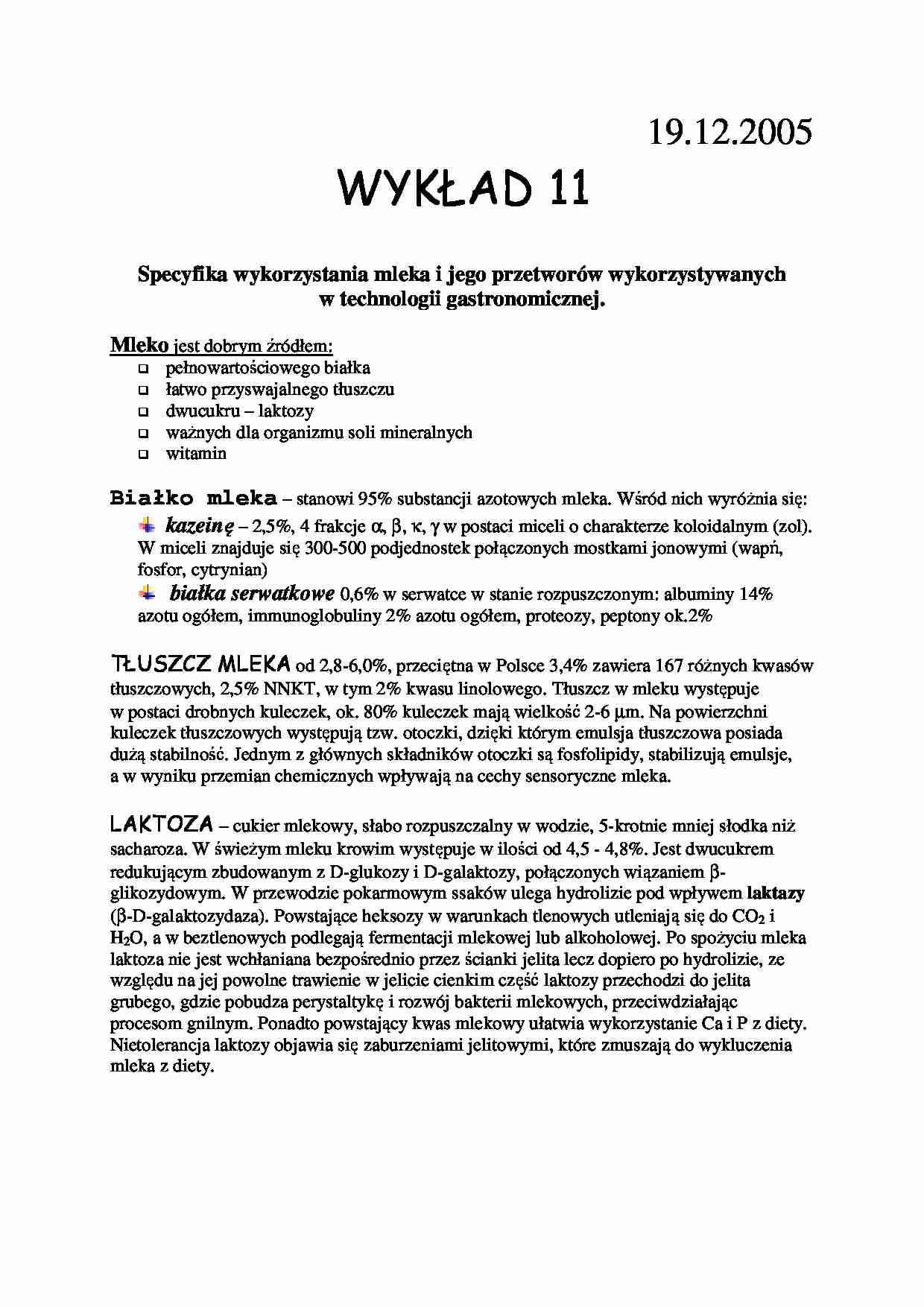 podstawy gastronomiczne wykład 11 - strona 1