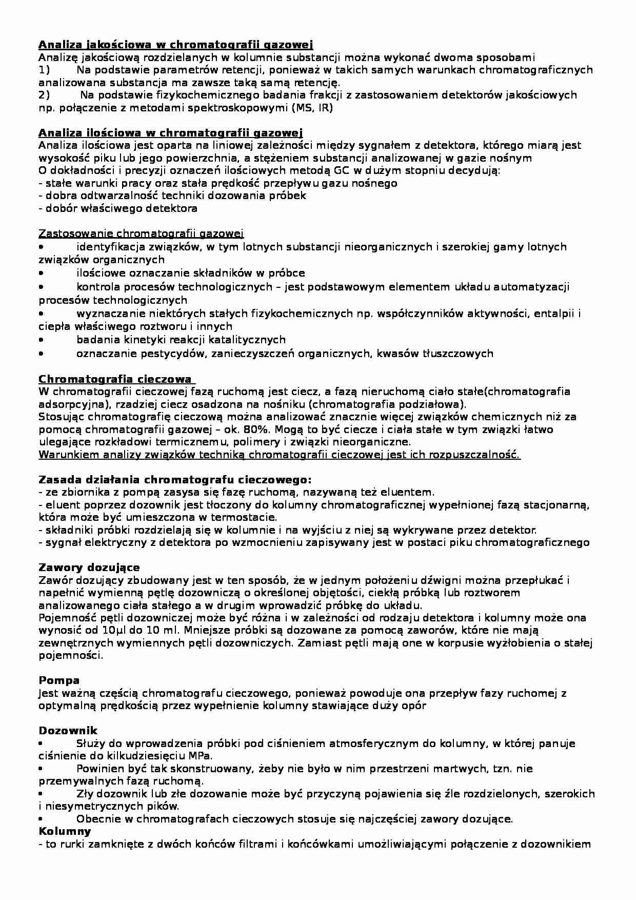  analiza jakościowa i ilościowa - strona 1