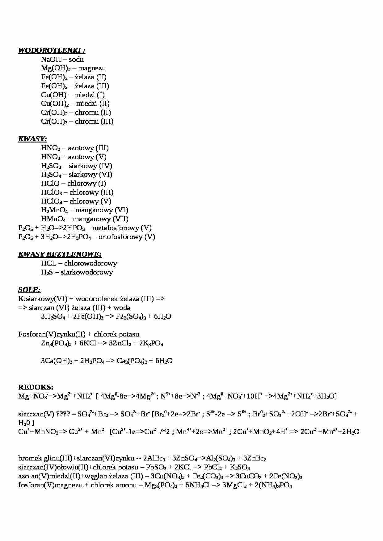 Elektrochemia ćwiczenia - strona 1