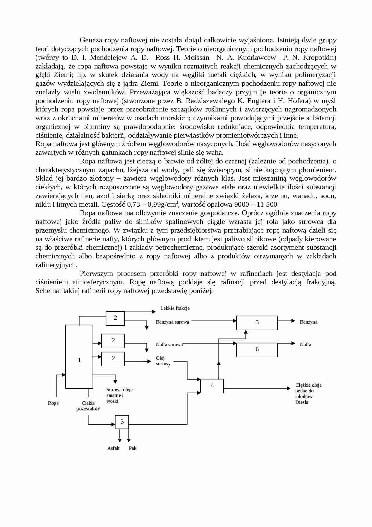 Geneza ropy naftowej - strona 1