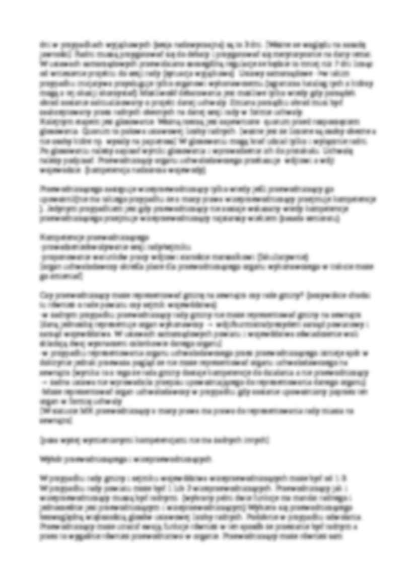 Ustrój samorządu terytorialnego wykład - strona 3
