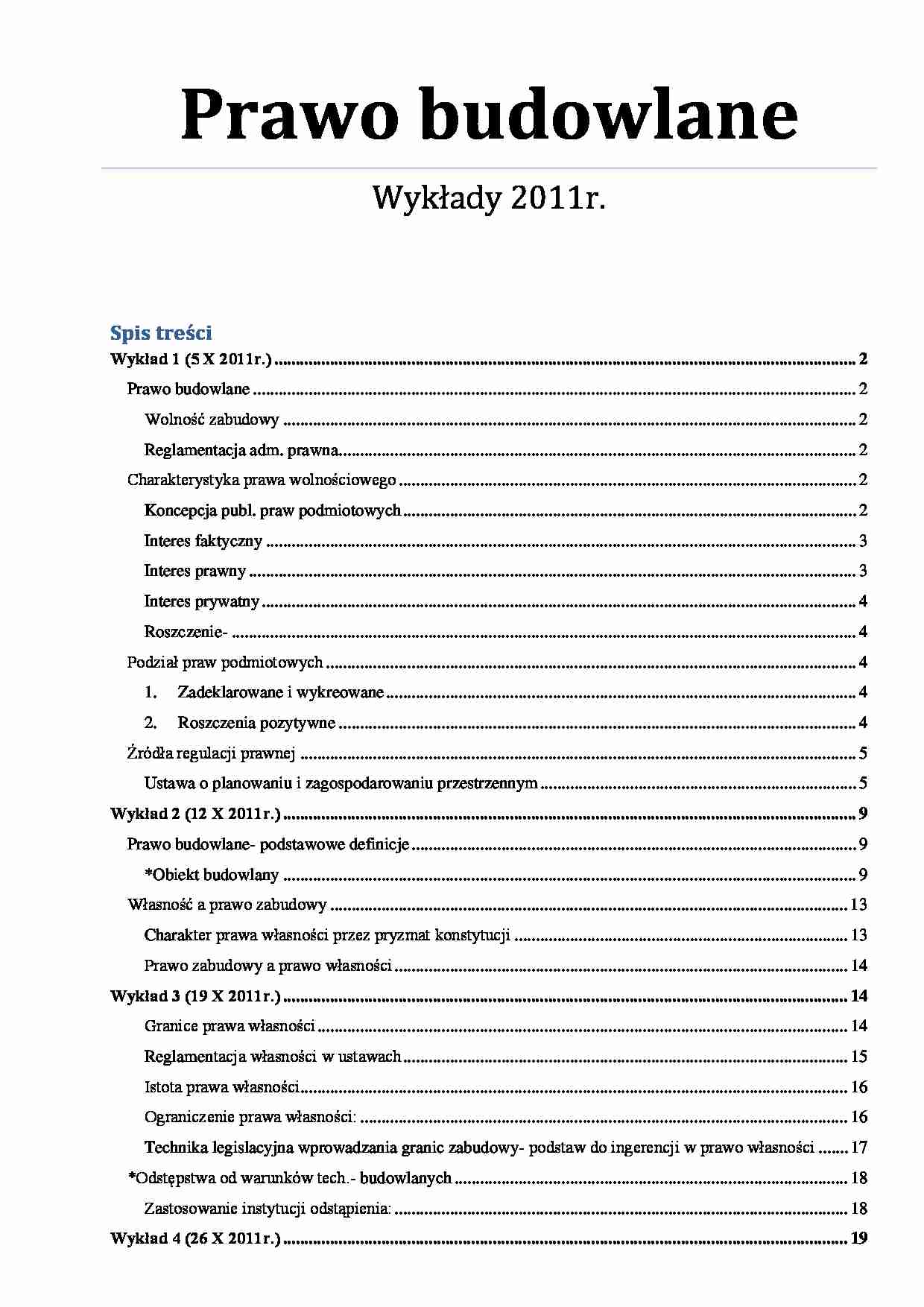 prawo budowlane wykłady - strona 1