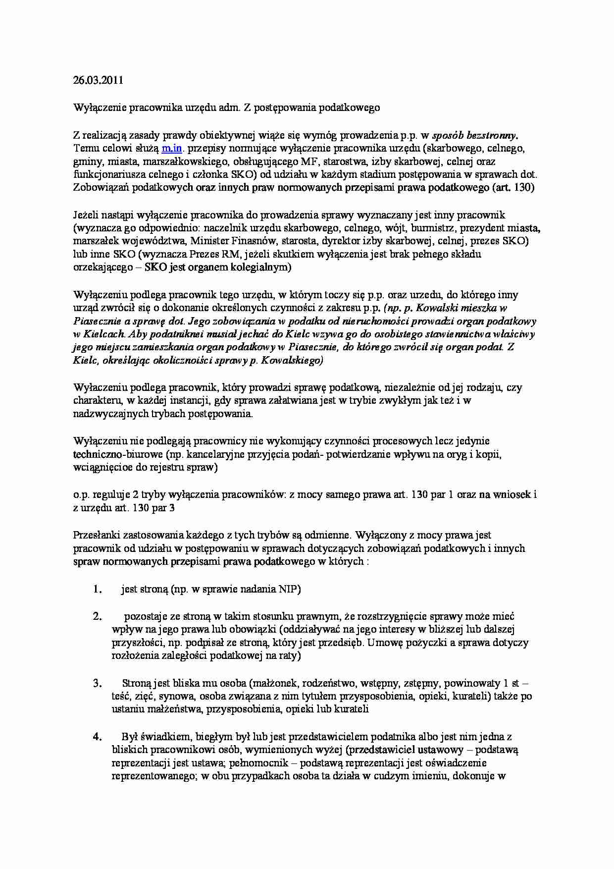 administracja - postępowania podatkowego - strona 1