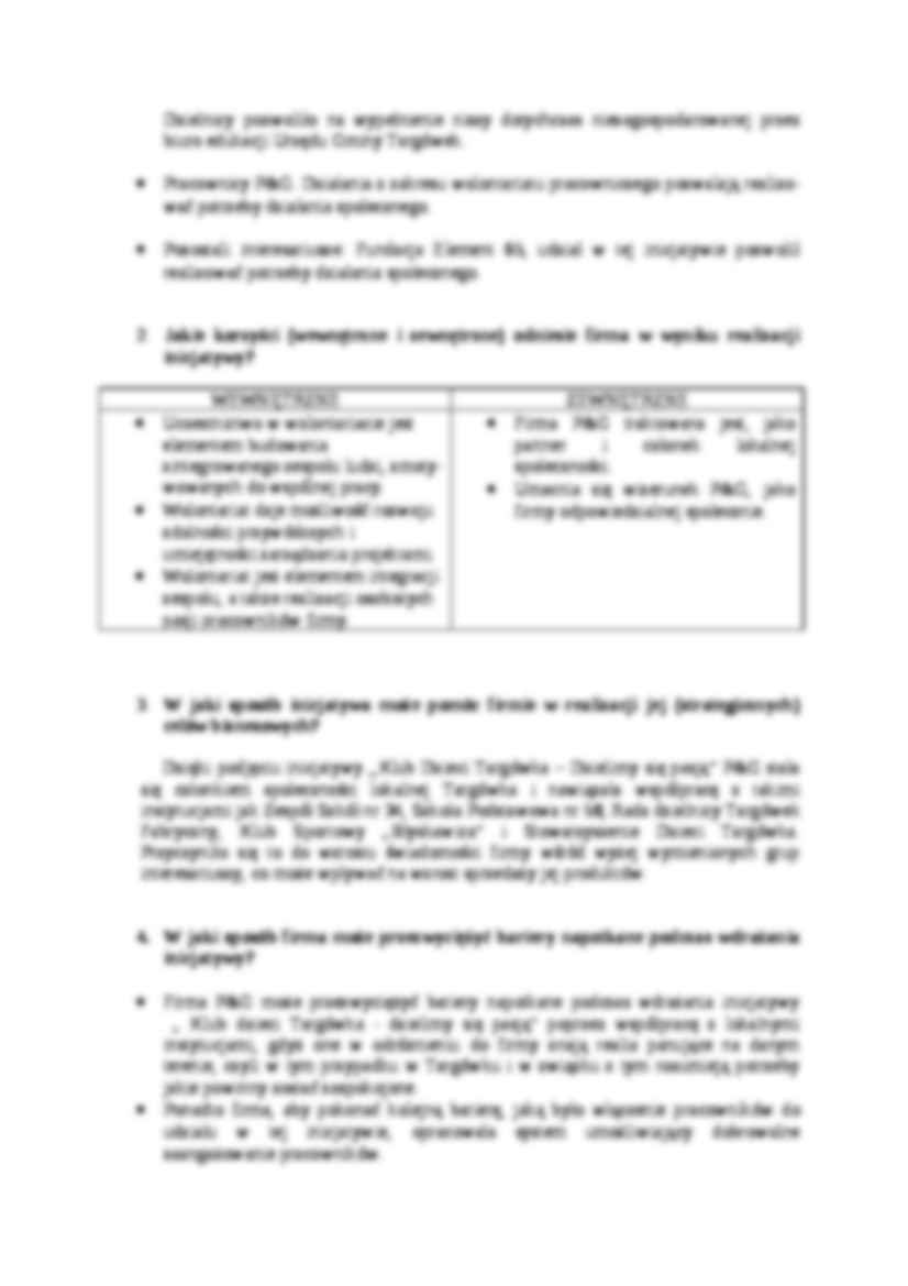 etyka w zarządzaniu, informacje o P&G - strona 2