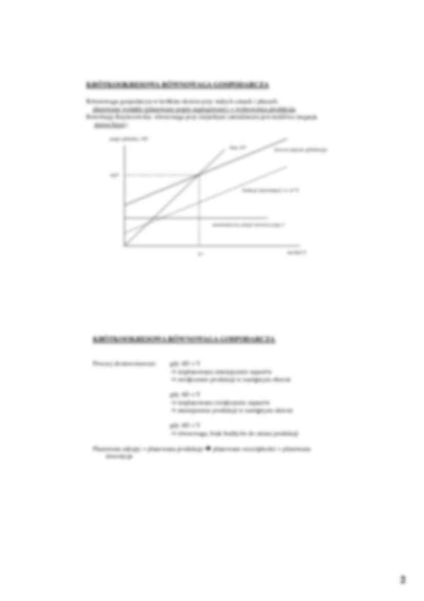 KRÓTKOOKRESOWA RÓWNOWAGA GOSPODARCZA - strona 2