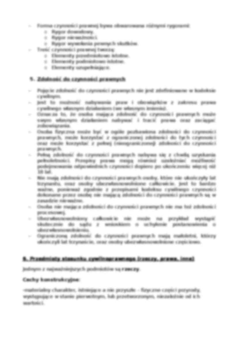 Prawo cywilne zagadnienia - strona 3