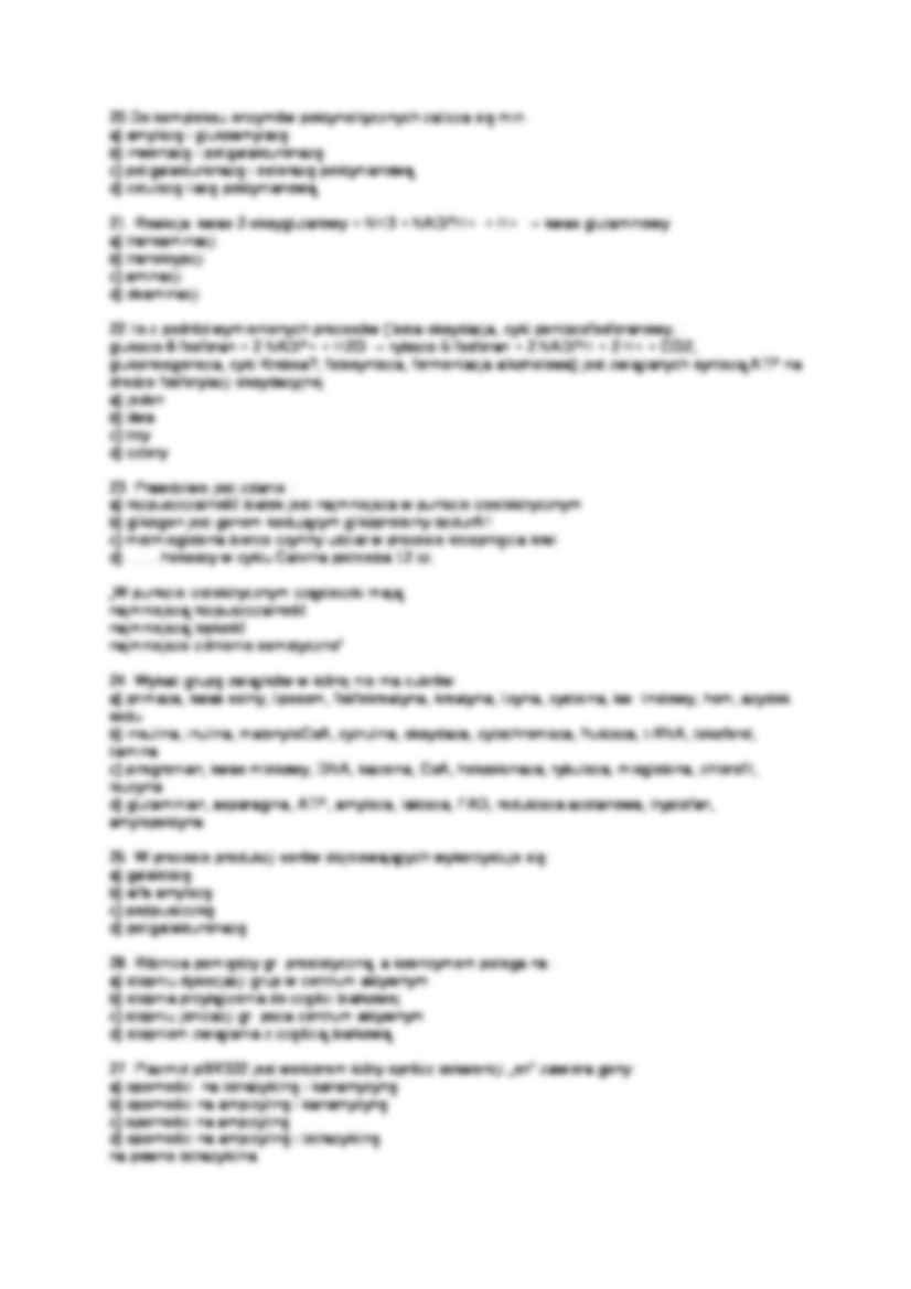 biochemia - testy przykładowe - strona 3