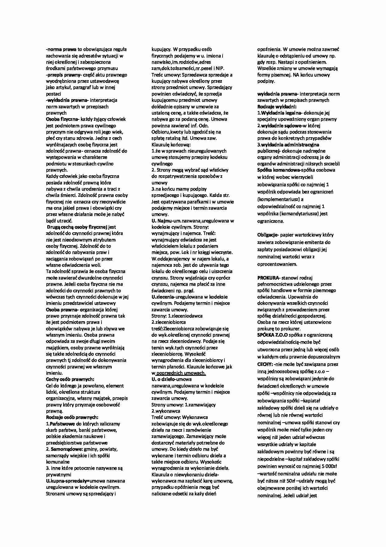 prawo zagadnienia - strona 1