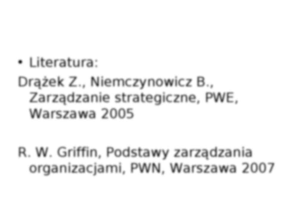 Zarządzanie strategiczne- prezentacja - strona 3