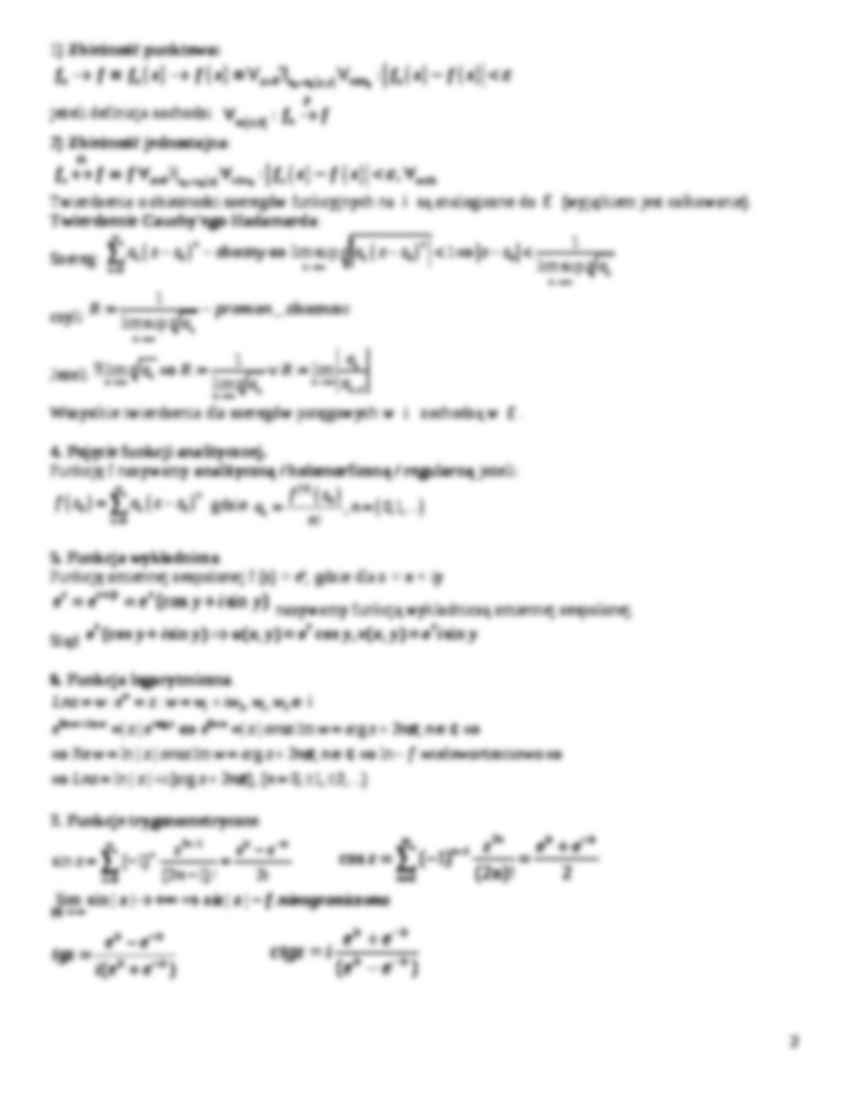Element analizy zespolonej - strona 2