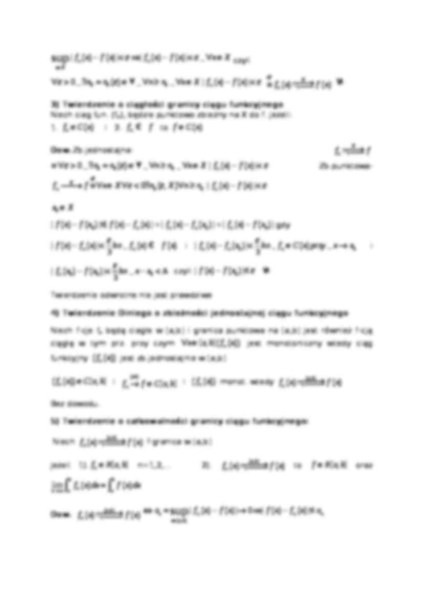 Ciągi funkcyjne. Zbieżność punktowa i jednostajna - strona 2