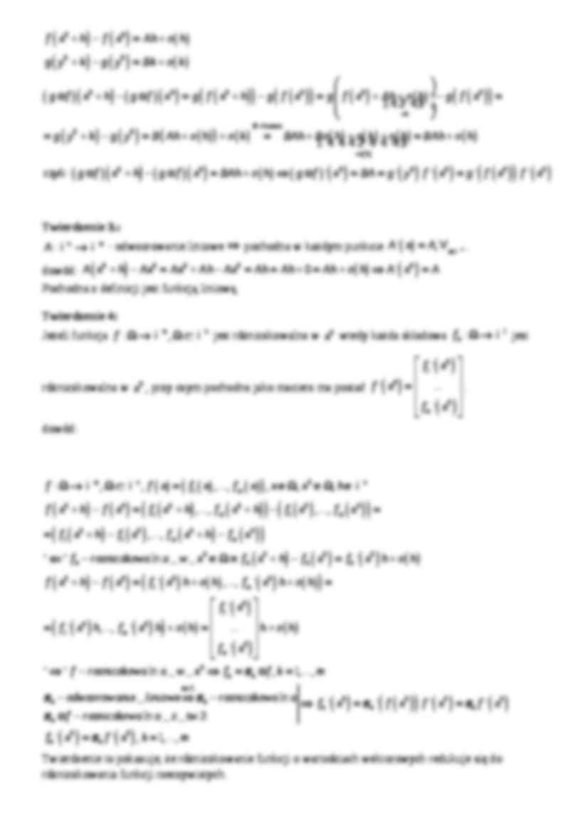 Funkcje wielu zmiennych. Różniczkowanie - strona 3