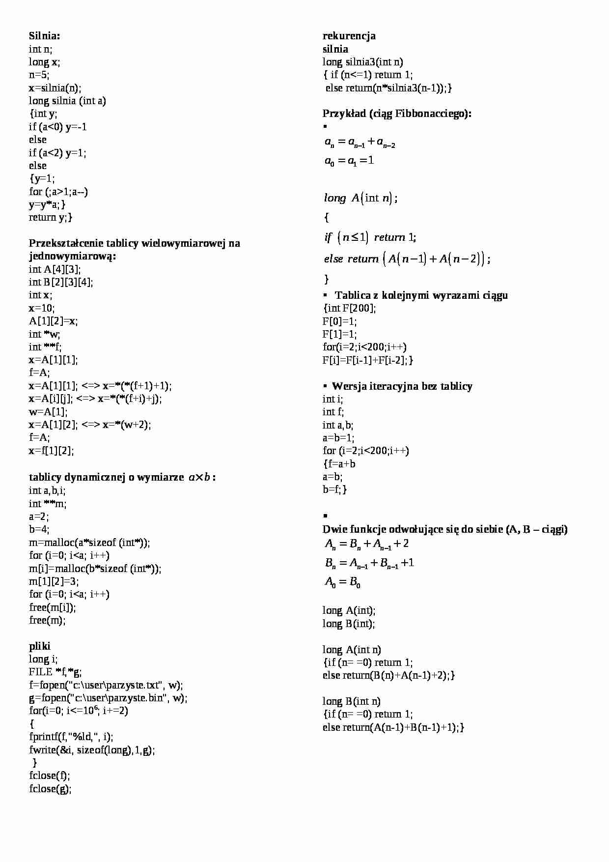 informatyka, wiedza w pigułce - strona 1