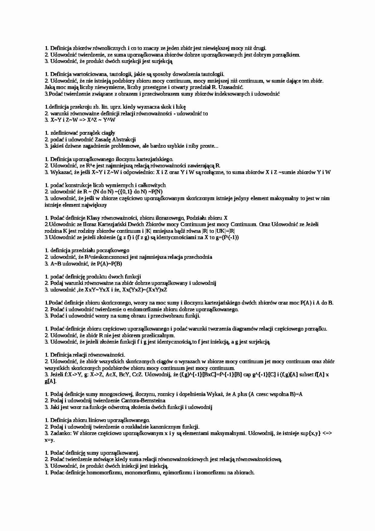 logika zagadnienia, zadania - strona 1