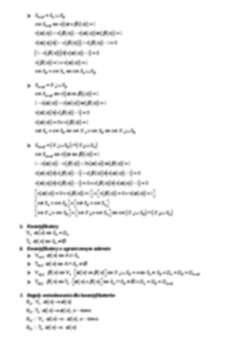 Rachunek predykatów - strona 2