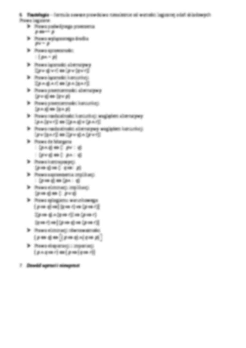 Rachunek zdań - Zdanie logiczne - strona 2