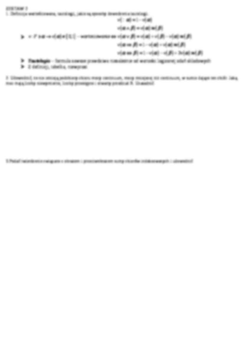 Zestawy pytań na egzamin ustny algebra - strona 2