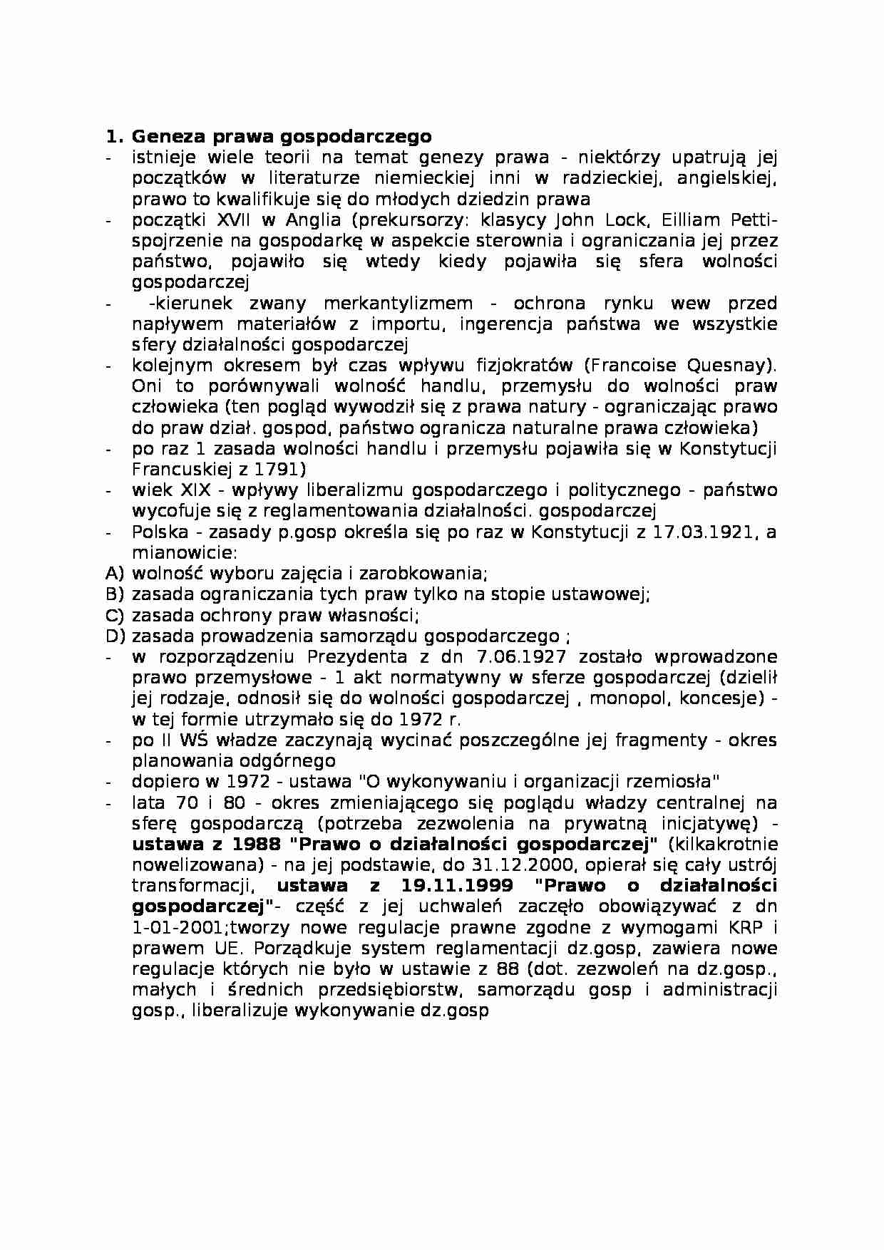 administracyjne prawo gospodarcze - strona 1