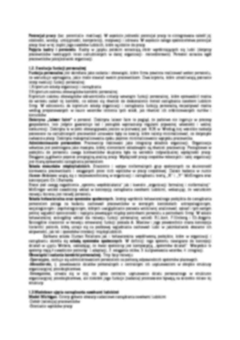 Zarządzanie Personelem Streszczenie - strona 2
