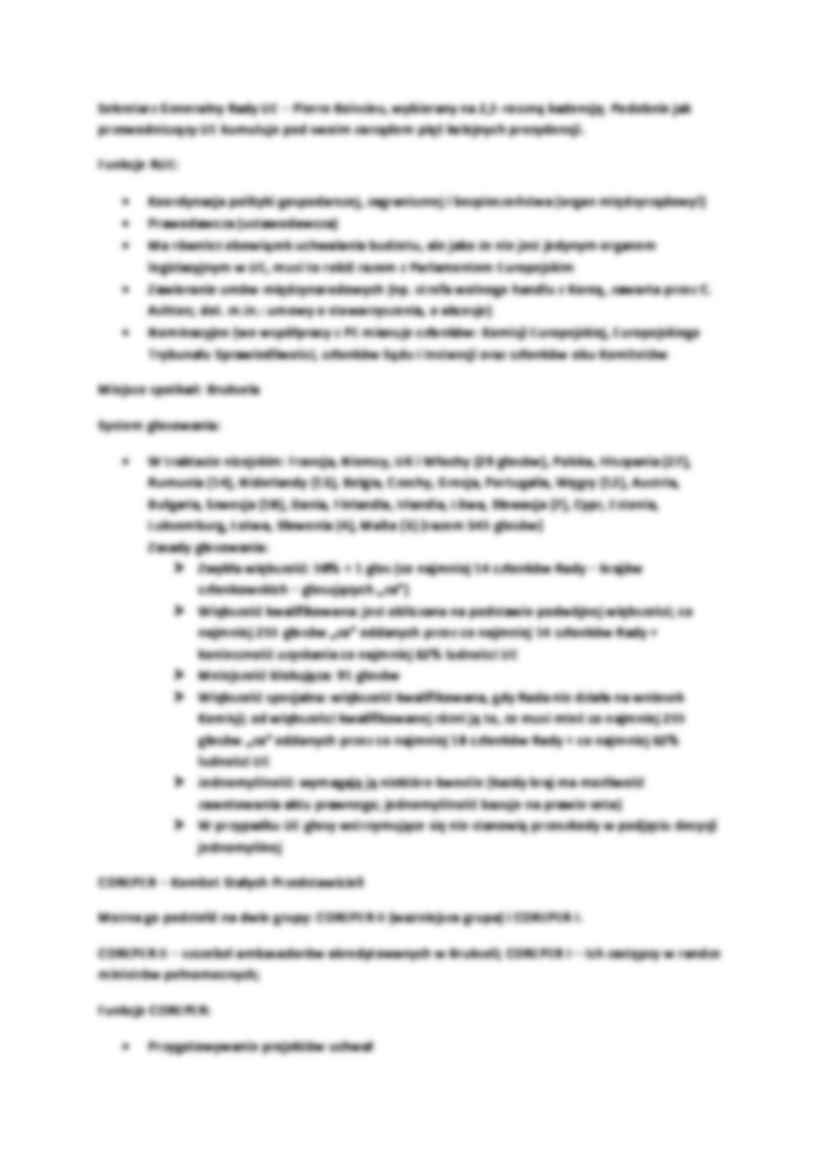 struktura instytucjonalno-organizacyjna UE - strona 2