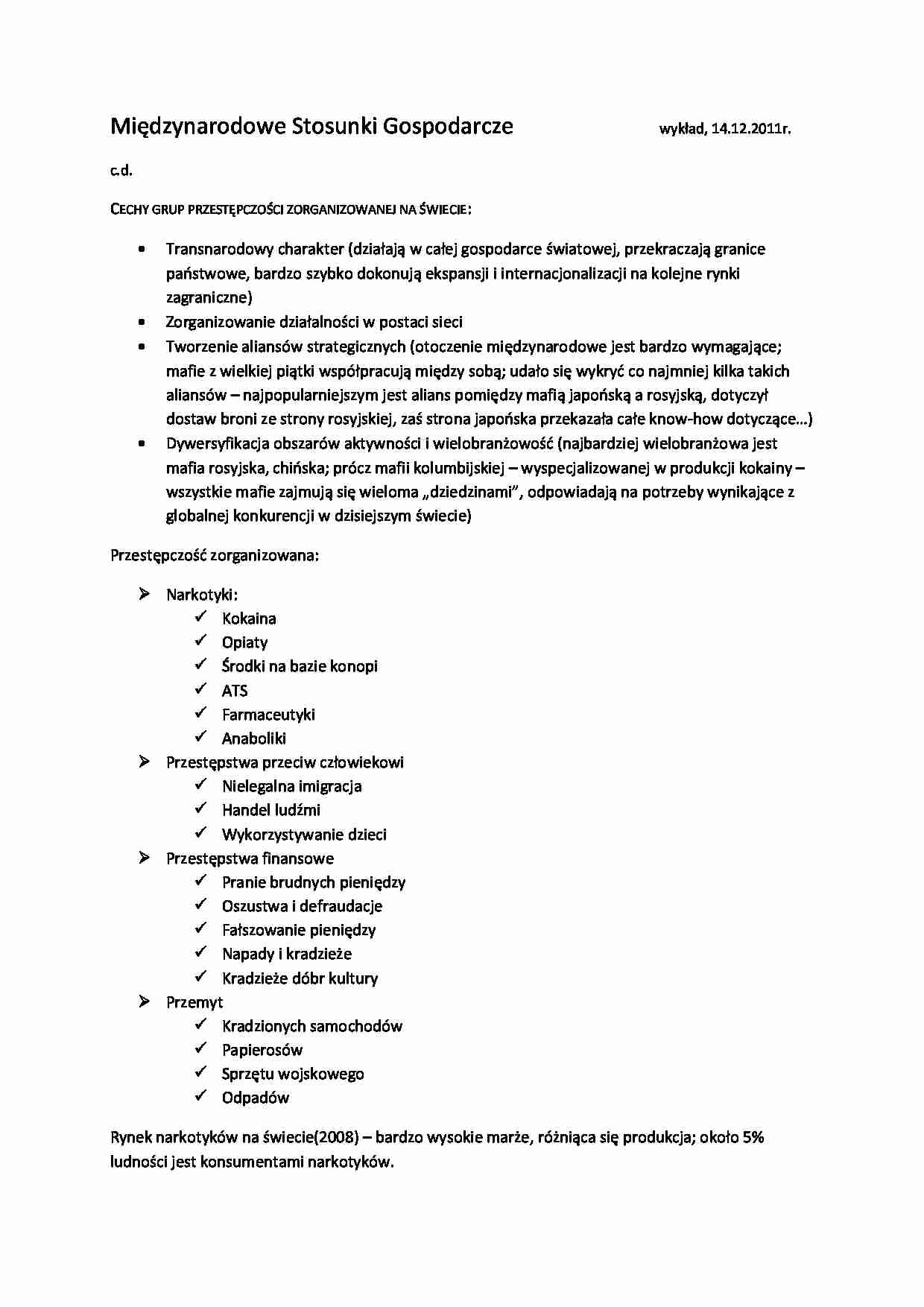 Przestepczosc zorganizowana - strona 1