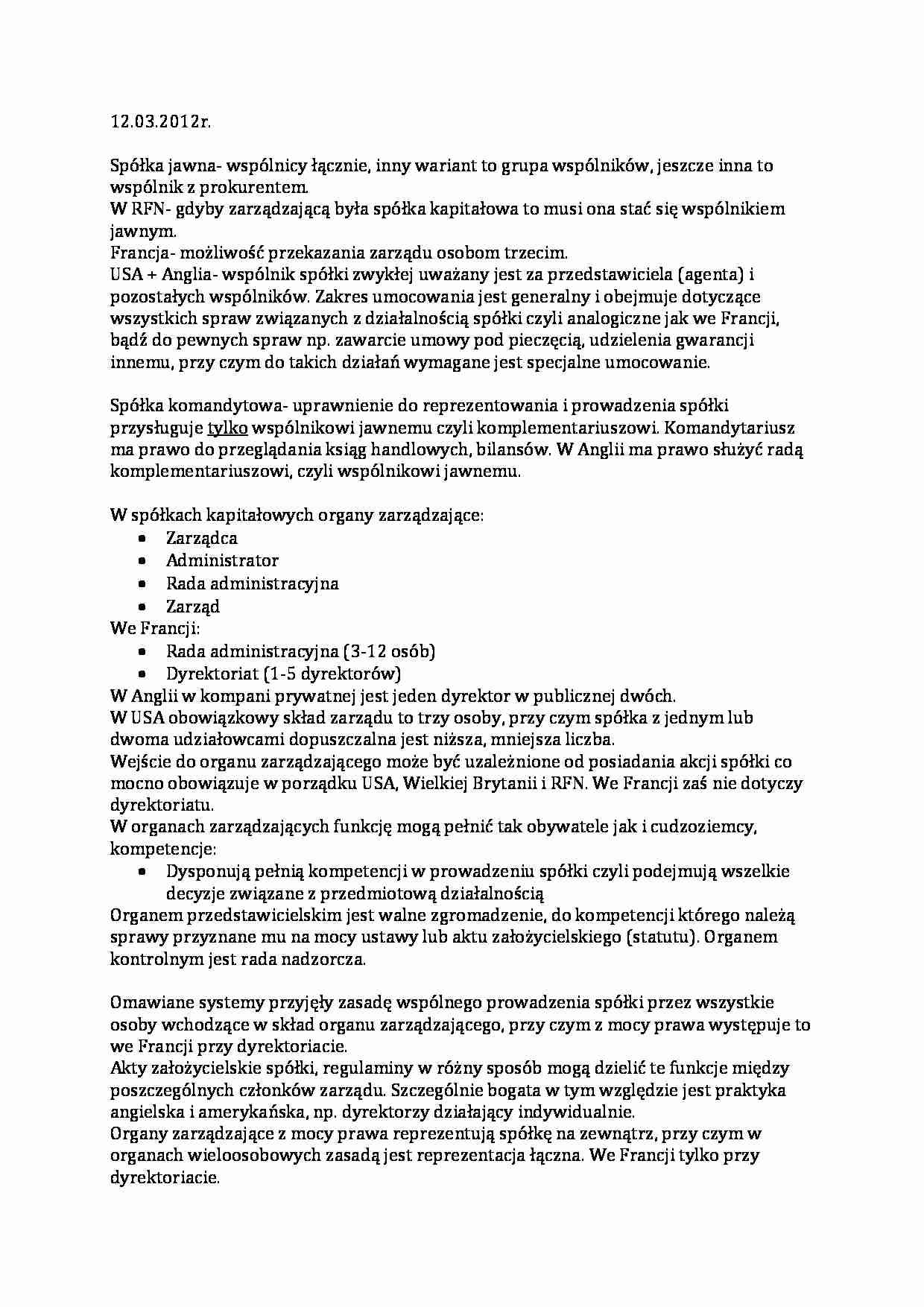 prawo spółek - strona 1