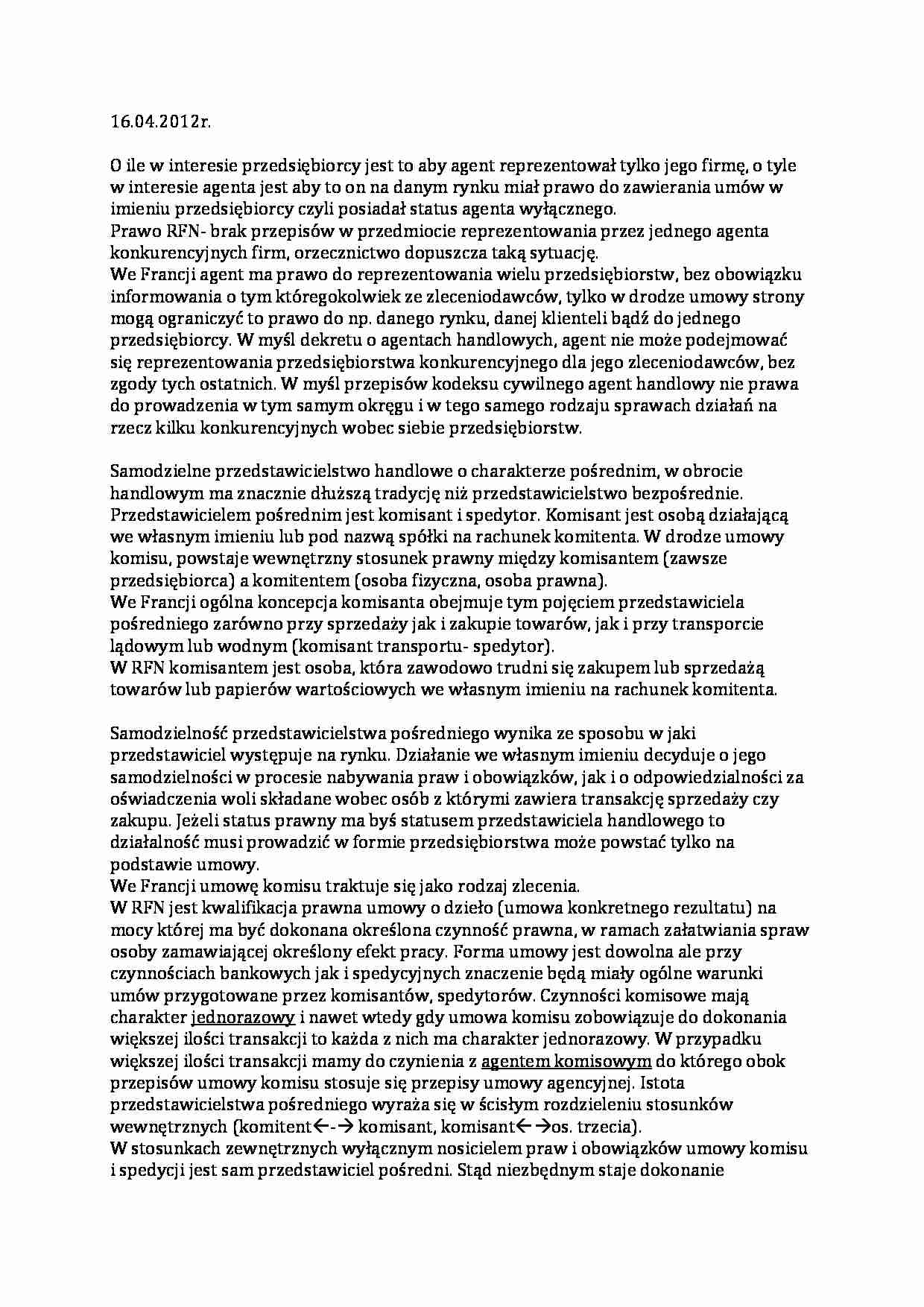 wykład VIII wykład - strona 1