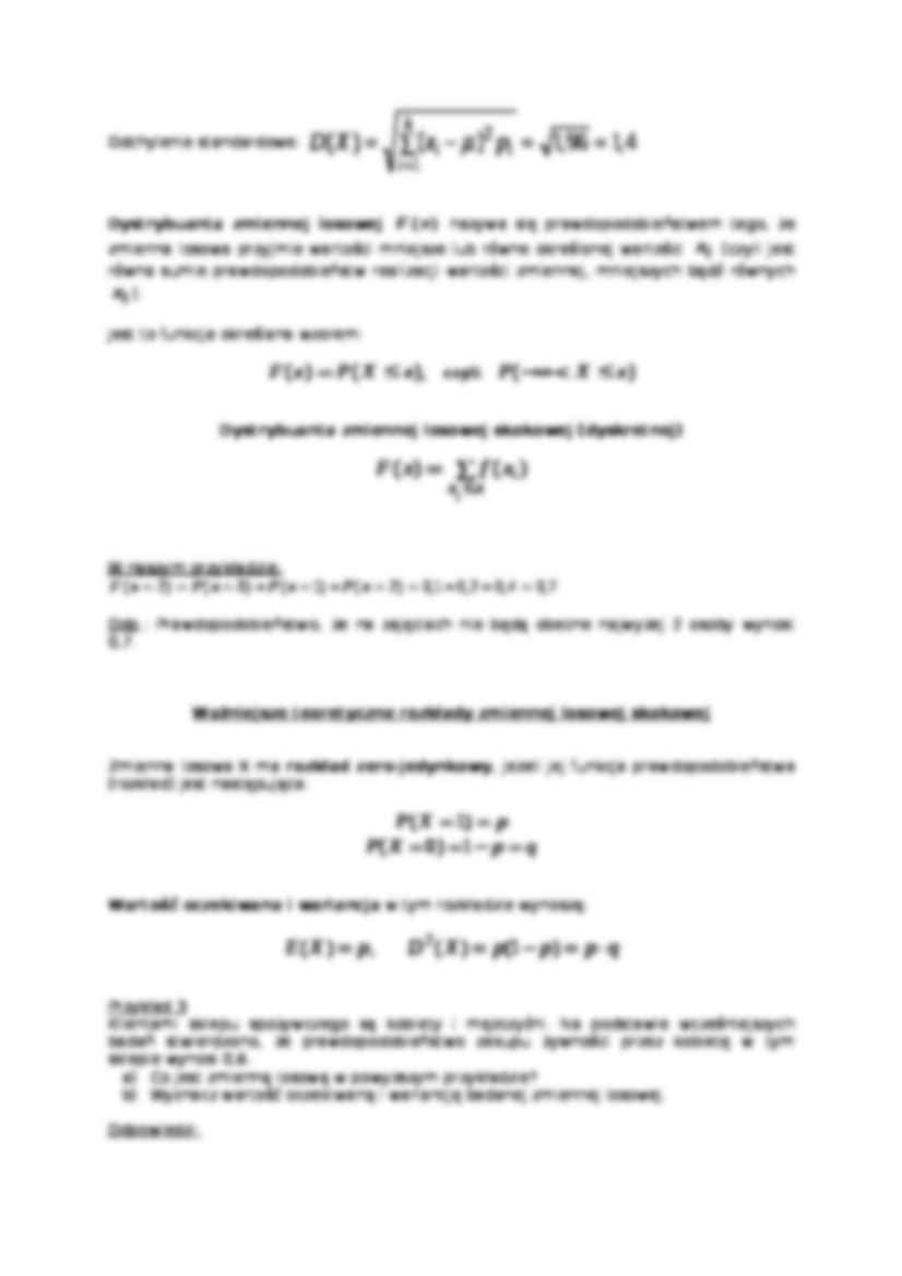 Zmienna losowa skokowa i jej rozkład - strona 3