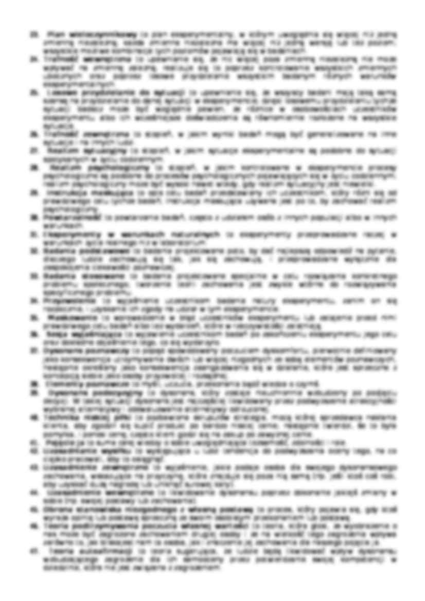 Psychologia - 234 definicje - strona 2