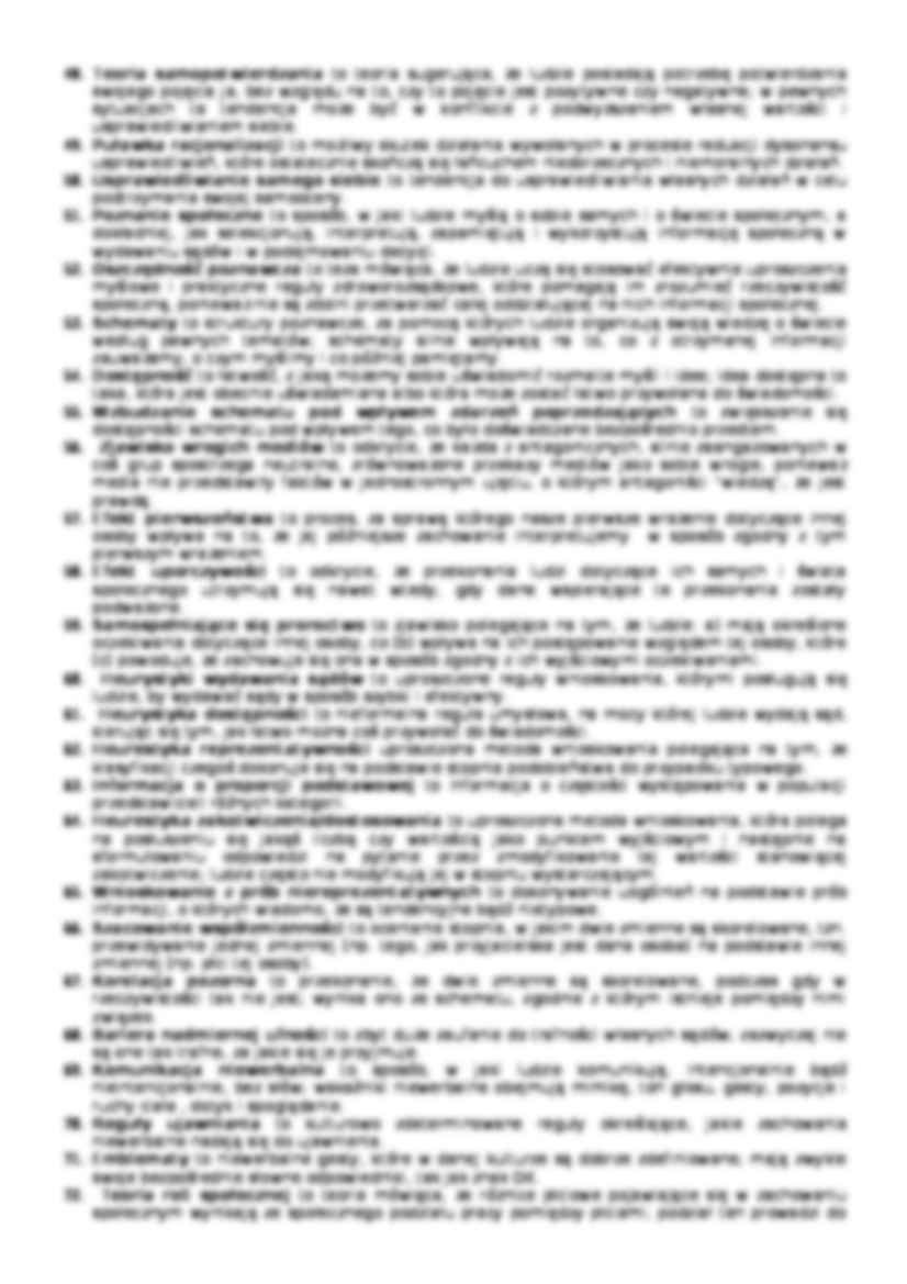 Psychologia - 234 definicje - strona 3