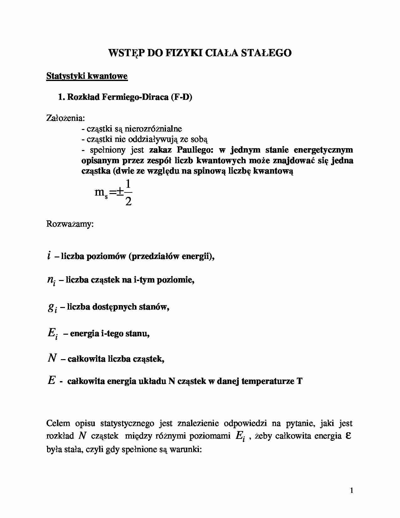 wstęp do fizyki ciała stałego - strona 1