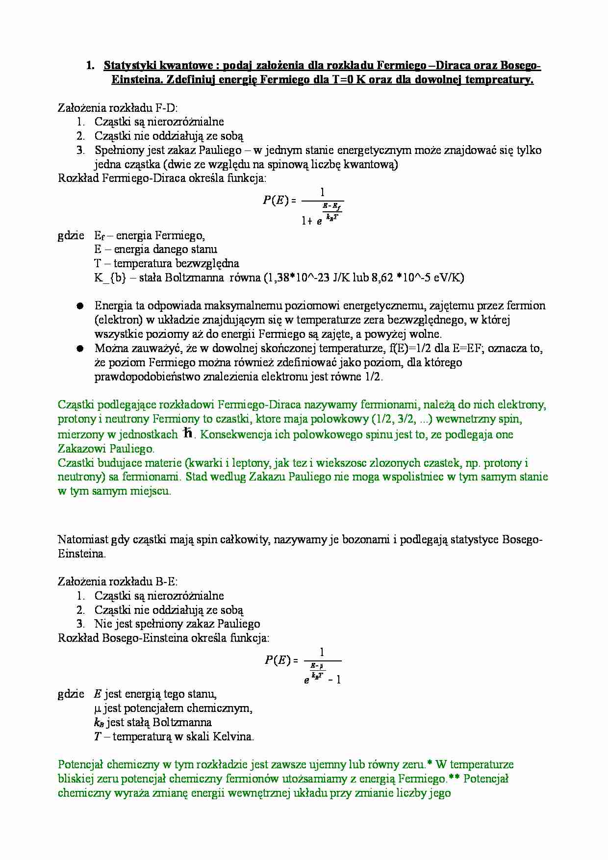  statystyki kwantowe - strona 1